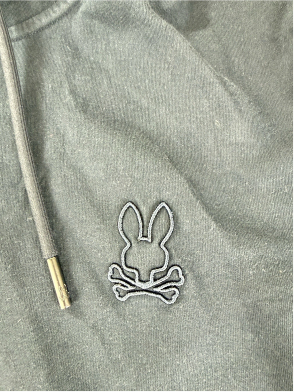 Psycho Bunny Full Zip Hoodie Classics Re-imagined Mens Size XL Navy Blue - Picture 9 of 16